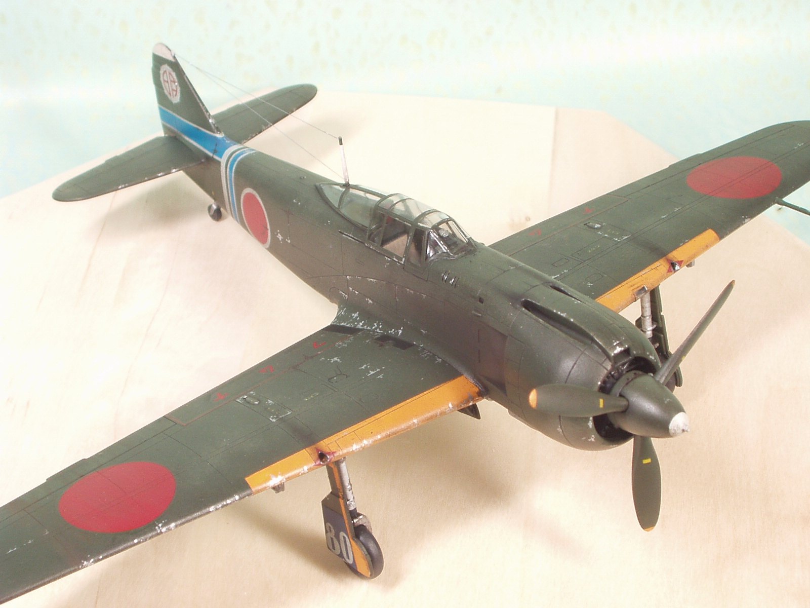 ハセガワ 1/48 川崎 五式戦 涙滴風防型 作例