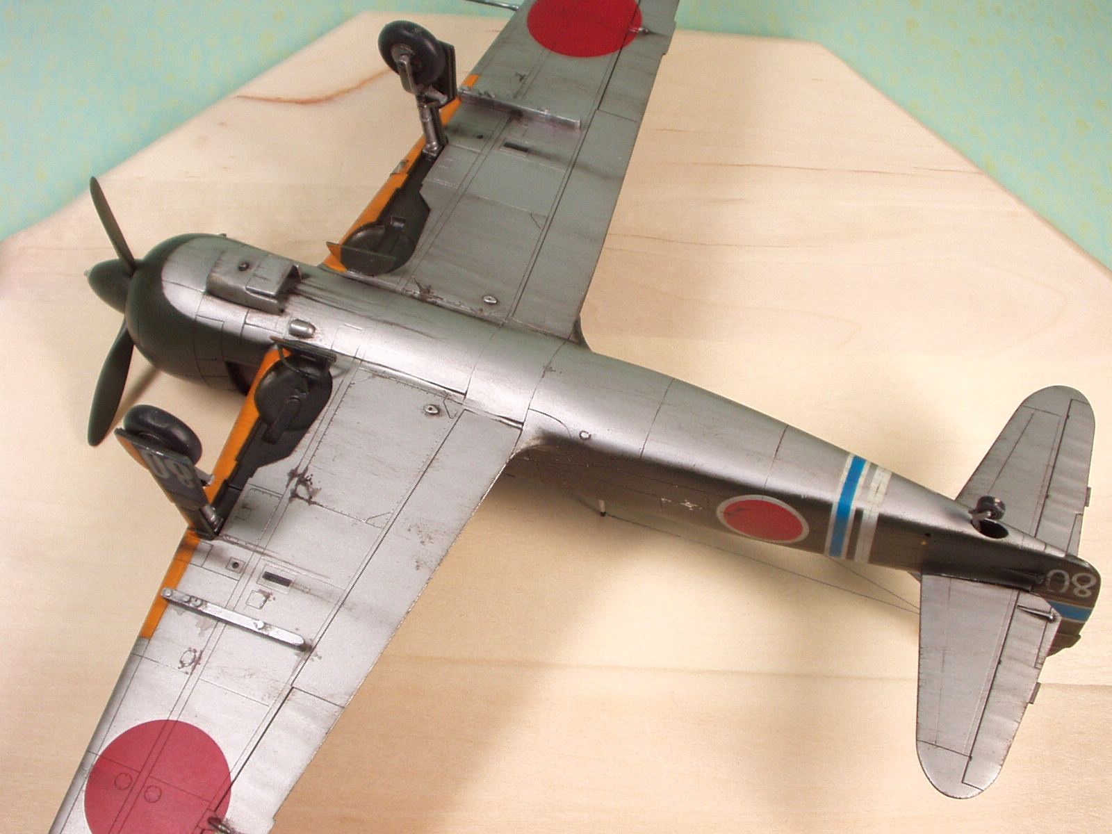 ハセガワ 1/48 川崎 五式戦 涙滴風防型 作例